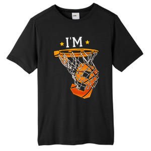 Funny 9th Birthday Basketball Im 9 6th Birthday Tall Fusion ChromaSoft Performance T-Shirt