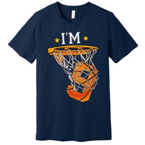 Funny 9th Birthday Basketball Im 9 6th Birthday Premium T-Shirt