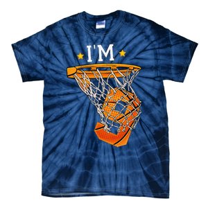 Funny 9th Birthday Basketball Im 9 6th Birthday Tie-Dye T-Shirt