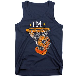 Funny 9th Birthday Basketball Im 9 6th Birthday Tank Top