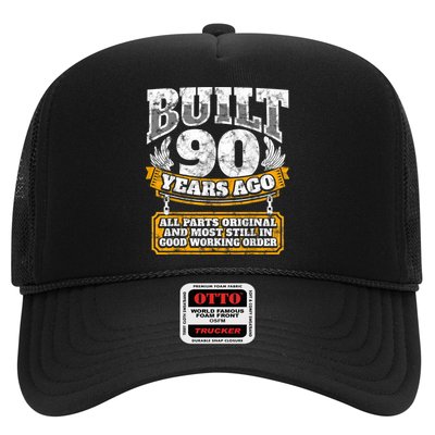 Funny 90th Birthday Shirt B-Day Gift Saying Age 90 Year Joke Trucker Hat