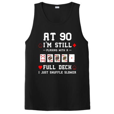 Funny 90th Birthday Gift 90 Year Old Cards PosiCharge Competitor Tank