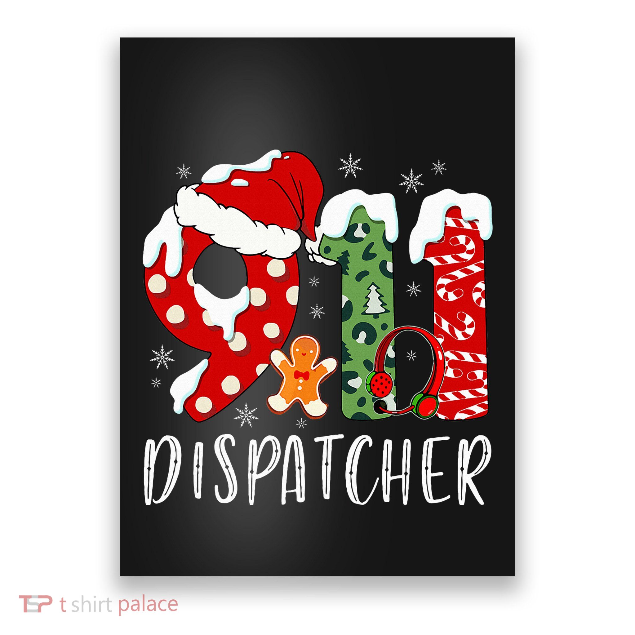 Funny 911 Dispatcher SantaS Favorite 911 Dispatcher Poster