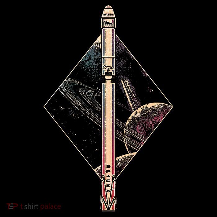 Falcon 9 Rocket Launch Vehicle Spaceflight Space T-Shirt