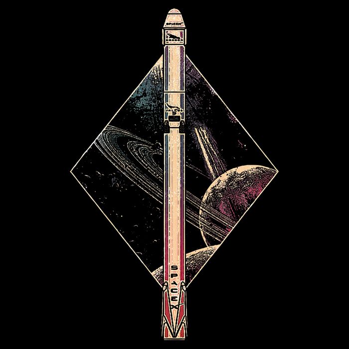 Falcon 9 Rocket Launch Vehicle Spaceflight Space Tank Top