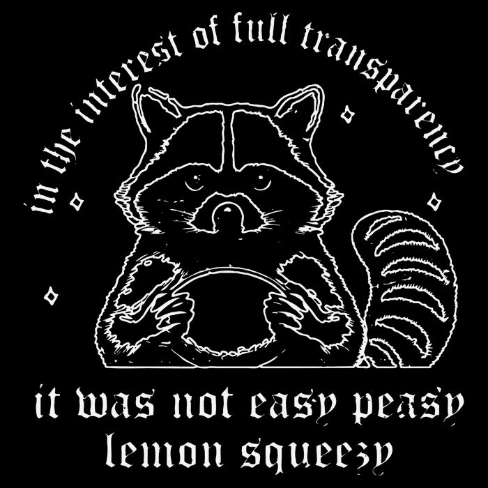 Funny 90s Raccoon In The Interest Of Full Transparency Daily Commute Backpack