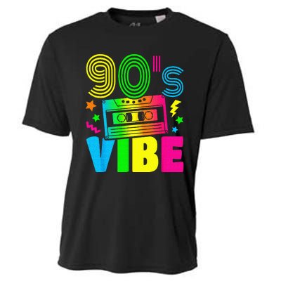 Funny 90s Vibe Retro 1990s 90s Styles Costume Party Outfit Cooling Performance Crew T-Shirt