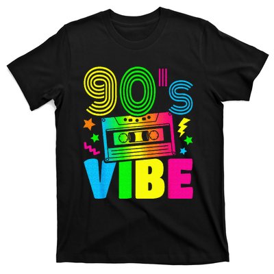 Funny 90s Vibe Retro 1990s 90s Styles Costume Party Outfit T-Shirt