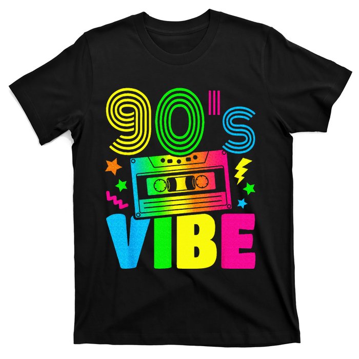 Funny 90s Vibe Retro 1990s 90s Styles Costume Party Outfit T-Shirt