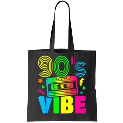 Funny 90s Vibe Retro 1990s 90s Styles Costume Party Outfit Tote Bag