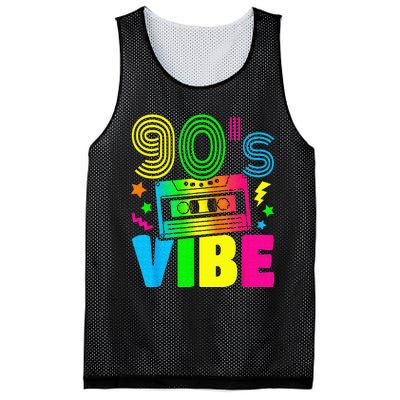 Funny 90s Vibe Retro 1990s 90s Styles Costume Party Outfit Mesh Reversible Basketball Jersey Tank