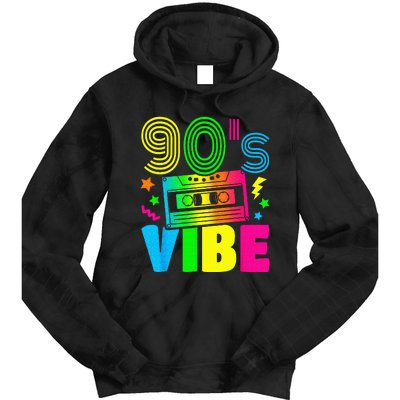 Funny 90s Vibe Retro 1990s 90s Styles Costume Party Outfit Tie Dye Hoodie