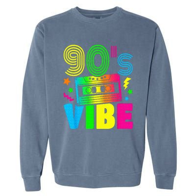 Funny 90s Vibe Retro 1990s 90s Styles Costume Party Outfit Garment-Dyed Sweatshirt