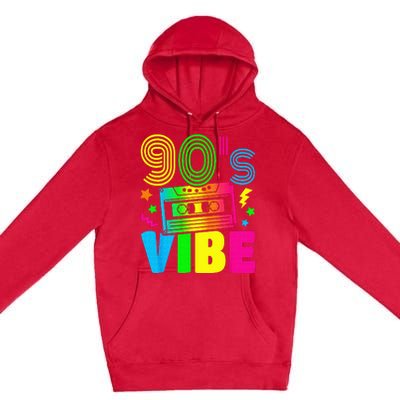 Funny 90s Vibe Retro 1990s 90s Styles Costume Party Outfit Premium Pullover Hoodie