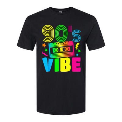 Funny 90s Vibe Retro 1990s 90s Styles Costume Party Outfit Softstyle CVC T-Shirt