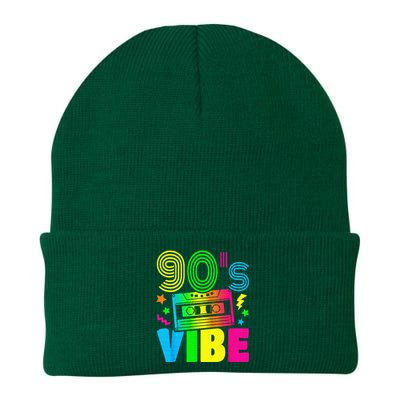 Funny 90s Vibe Retro 1990s 90s Styles Costume Party Outfit Knit Cap Winter Beanie