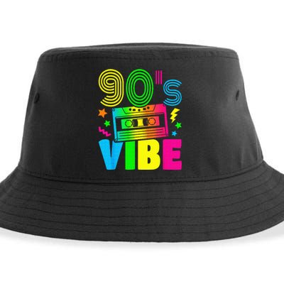 Funny 90s Vibe Retro 1990s 90s Styles Costume Party Outfit Sustainable Bucket Hat