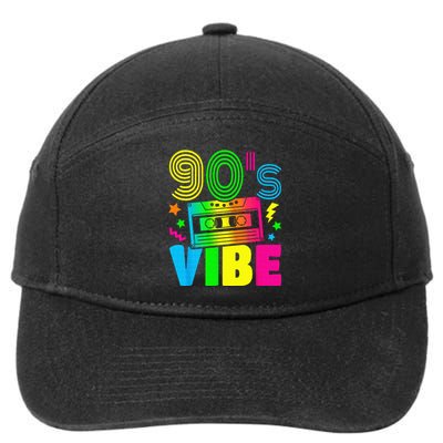 Funny 90s Vibe Retro 1990s 90s Styles Costume Party Outfit 7-Panel Snapback Hat