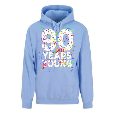 Funny 90 Years Young Happy 90th Birthday Cute Gift Great Gift Unisex Surf Hoodie