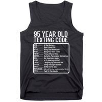 Funny 95 Year Old Texting Code Birthday Tank Top