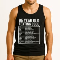 Funny 95 Year Old Texting Code Birthday Tank Top