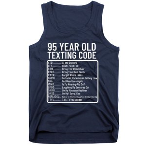 Funny 95 Year Old Texting Code Birthday Tank Top