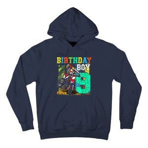 Funny 9 Years Old Birthday Dirt Bike Motorcycle Bday Tall Hoodie