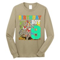 Funny 9 Years Old Birthday Dirt Bike Motorcycle Bday Long Sleeve Shirt