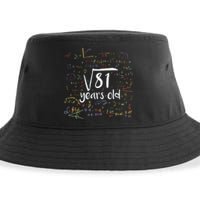 Funny 9 Year Old Birthday Square Root Of 81 Math Sustainable Bucket Hat