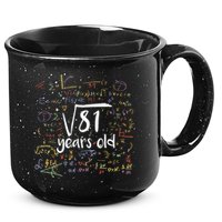Funny 9 Year Old Birthday Square Root Of 81 Math 15oz Campfire Ceramic Mug