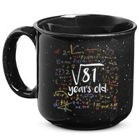 Funny 9 Year Old Birthday Square Root Of 81 Math 15oz Campfire Ceramic Mug