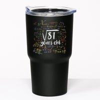 Funny 9 Year Old Birthday Square Root Of 81 Math Tumbler