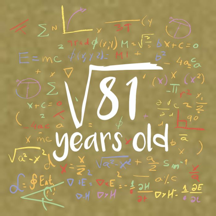 Funny 9 Year Old Birthday Square Root Of 81 Math Garment-Dyed Women's Muscle Tee