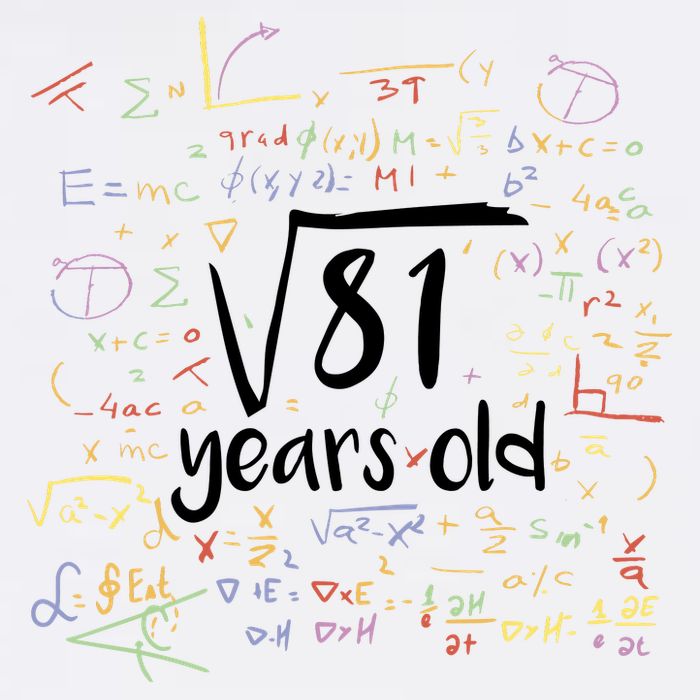 Funny 9 Year Old Birthday Square Root Of 81 Math Garment-Dyed Sweatshirt