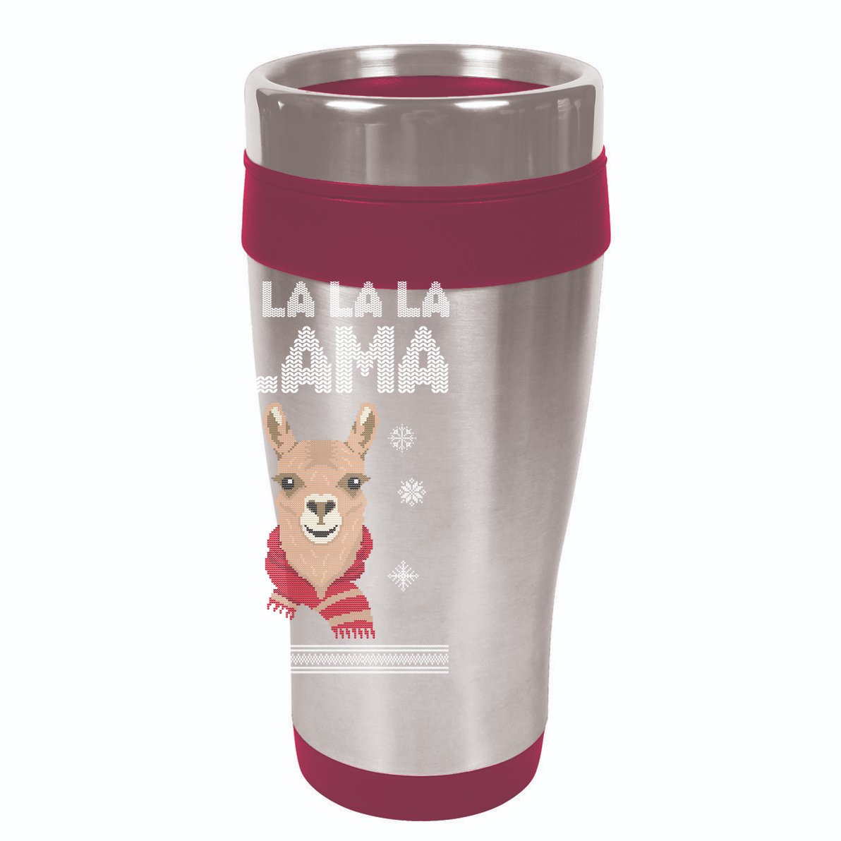 Fa La La La Llama Ugly Christmas Sweater 15oz Campfire Ceramic Mug