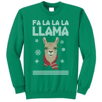Fa La La La Llama Ugly Christmas Sweater Sweatshirt