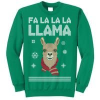 Fa La La La Llama Ugly Christmas Sweater Sweatshirt