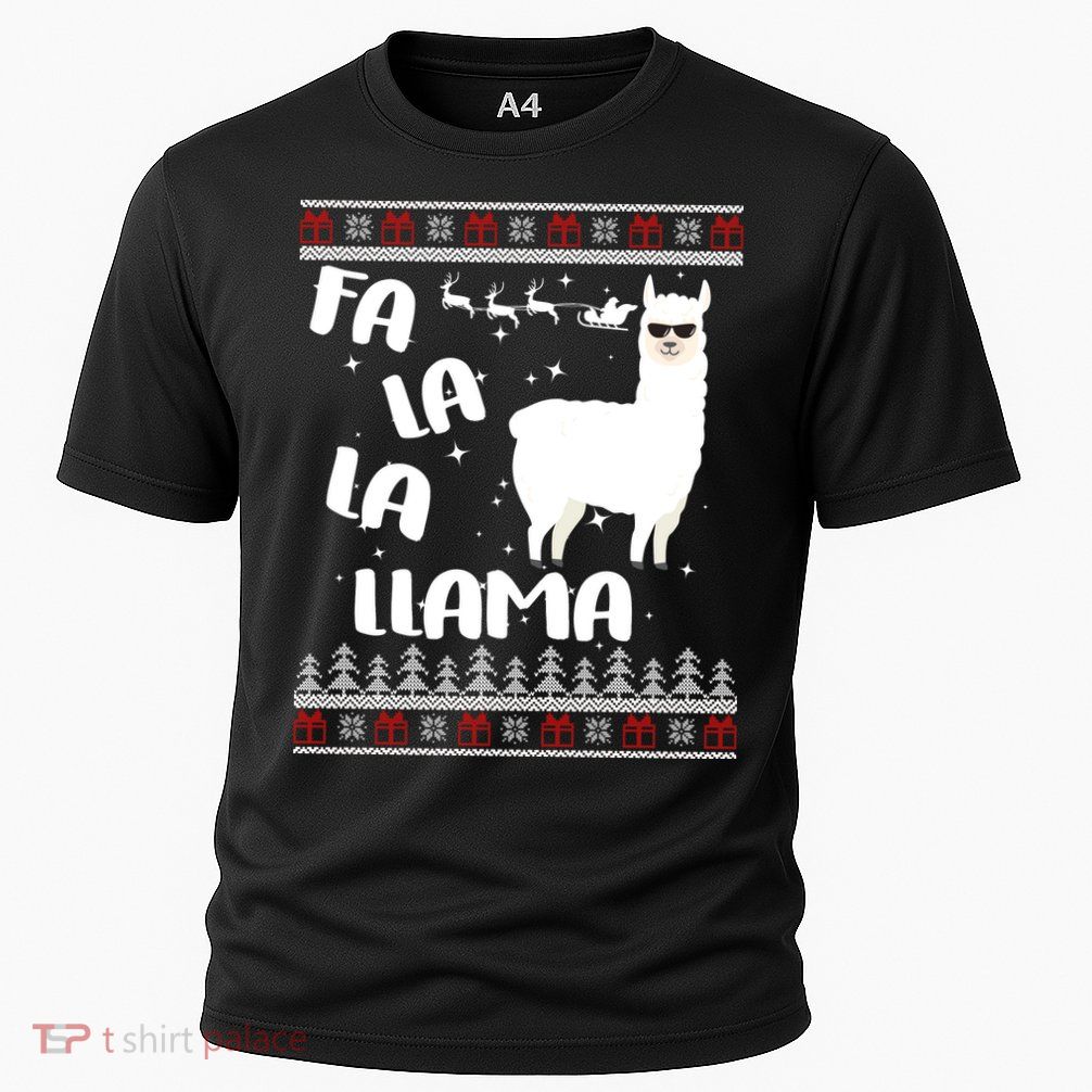 Fa La La Llama Ugly Christmas Performance Shirt