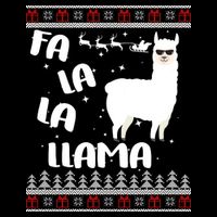 Fa La La Llama Ugly Christmas Sustainable Bucket Hat