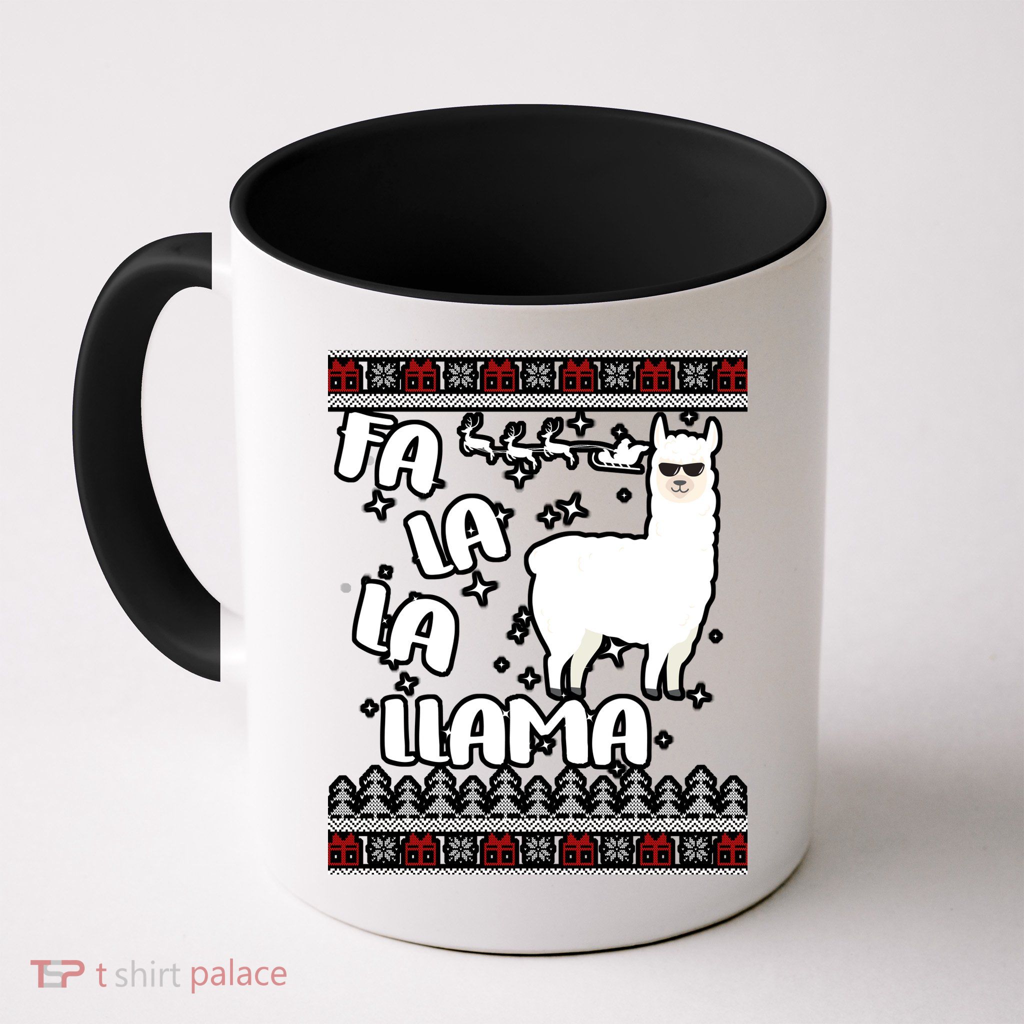Fa La La Llama Ugly Christmas Mug