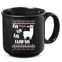 Fa La La Llama Ugly Christmas 15oz Campfire Ceramic Mug