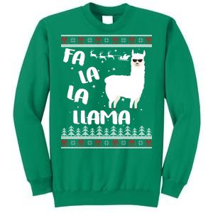 Fa La La Llama Ugly Christmas Sweatshirt