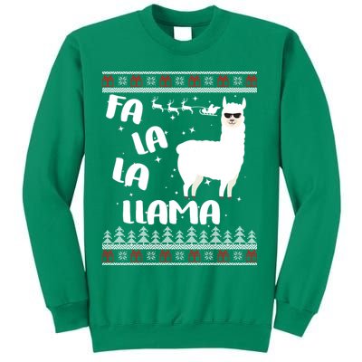 Fa La La Llama Ugly Christmas Sweatshirt