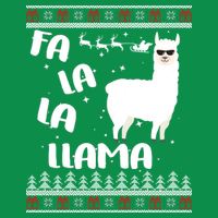 Fa La La Llama Ugly Christmas Mesh Reversible Basketball Jersey Tank