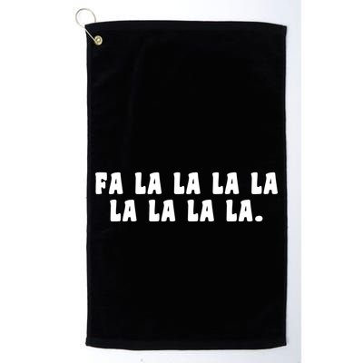 FA LALALALALALALA Golf Towel