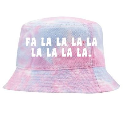 FA LALALALALALALA Tie-Dyed Bucket Hat