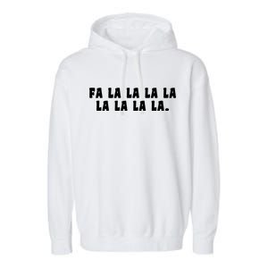 FA LALALALALALALA Garment-Dyed Fleece Hoodie