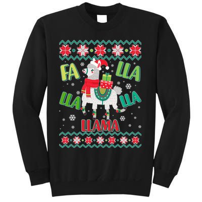 Fa Lla Lla Lla Llama Ugly Christmas Sweater Sweatshirt