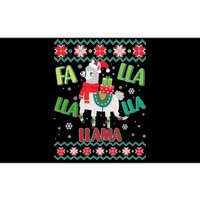 Fa Lla Lla Lla Llama Ugly Christmas Sweater Bumper Sticker