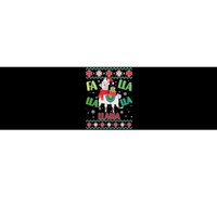 Fa Lla Lla Lla Llama Ugly Christmas Sweater Bumper Sticker